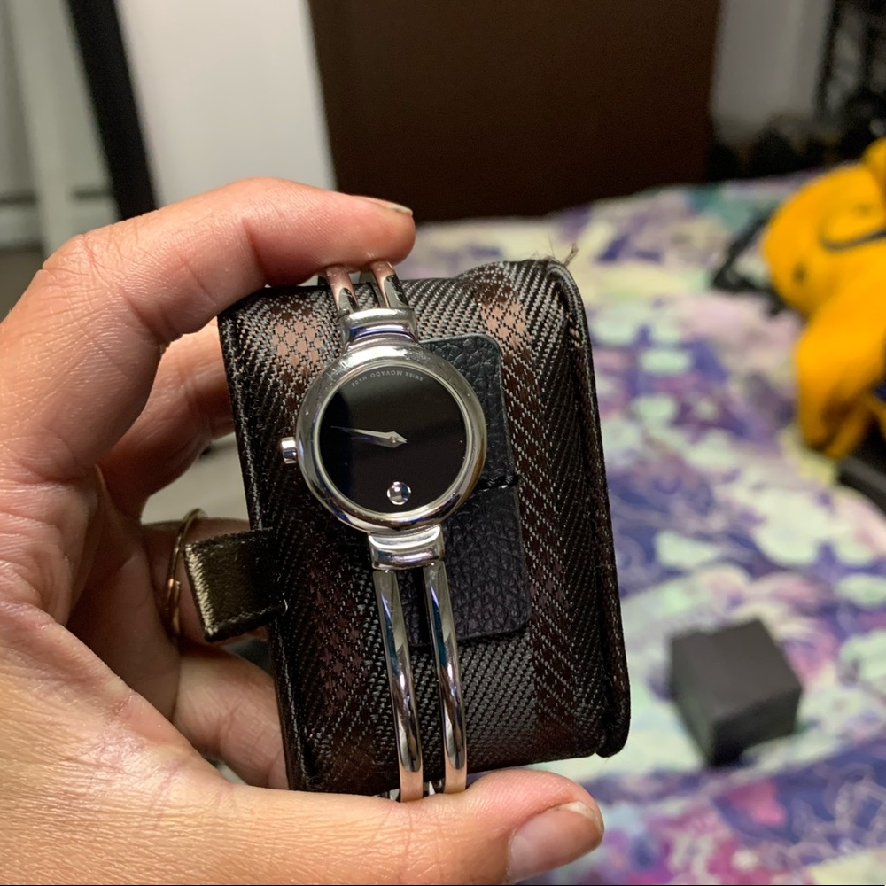 **Newly added pics for size!*. Ladies movado watch